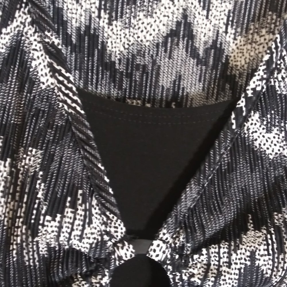 ✅ DRESSBARN Womens  Twinset Long Sleeve XL Black ✅